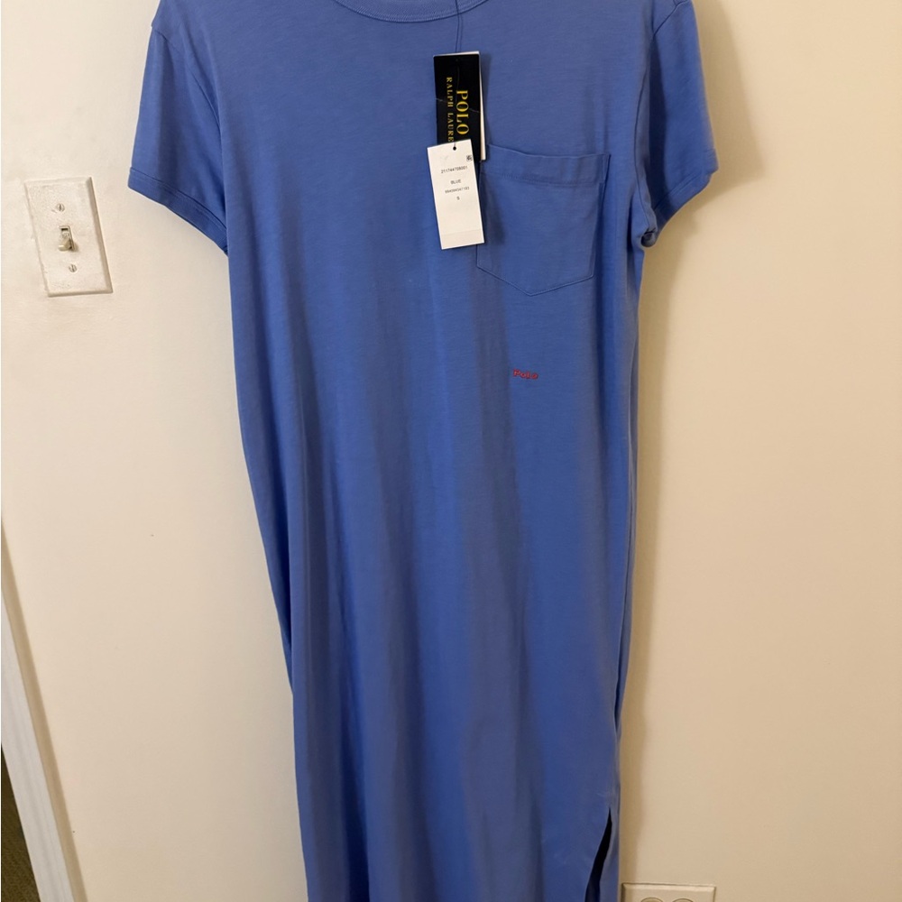 Ralph Lauren Blue Midi Dress